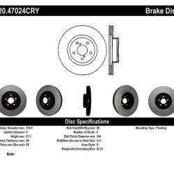 STOPTECH 12047024CRY