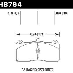 Hawk Performance HB764U.628