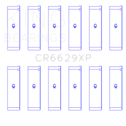 KING ENGINE BEARINGS CR6629XP025