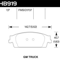 Hawk Performance HB919Y.670