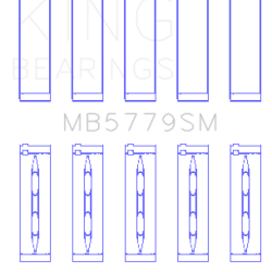 KING ENGINE BEARINGS MB5779SM025