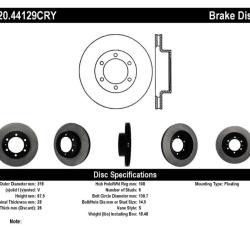 STOPTECH 12044129CRY