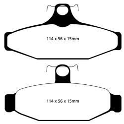EBC Bluestuff Brake Pad Sets EBC DP51165NDX