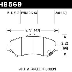 HAWK PERFORMANCE HB569F650