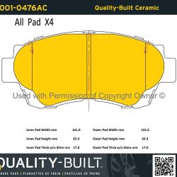 QUALITY-BUILT 10010476AC
