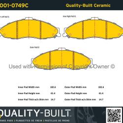 QUALITY-BUILT 10010749C