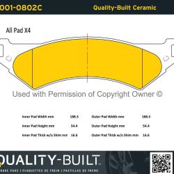 QUALITY-BUILT 10010802C