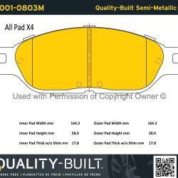 QUALITY-BUILT 10010803M