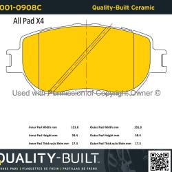 QUALITY-BUILT 10010908C