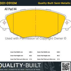 QUALITY-BUILT 10010910M