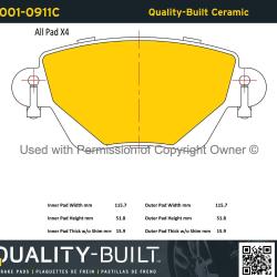 QUALITY-BUILT 10010911C