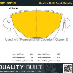 QUALITY-BUILT 10010911M