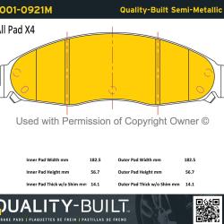 QUALITY-BUILT 10010921M