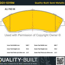 QUALITY-BUILT 10011019M