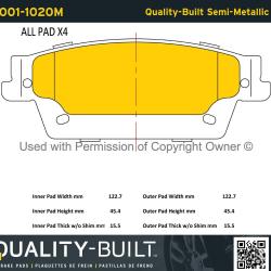 QUALITY-BUILT 10011020M