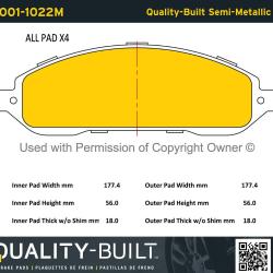 QUALITY-BUILT 10011022M
