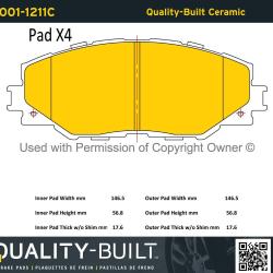 QUALITY-BUILT 10011211C