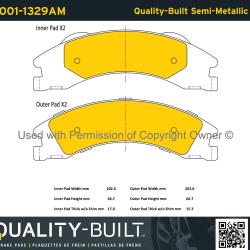 QUALITY-BUILT 10011329AM