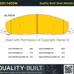 QUALITY-BUILT 10011400M