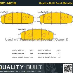 QUALITY-BUILT 10011401M