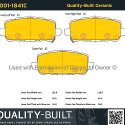 QUALITY-BUILT 10011841C