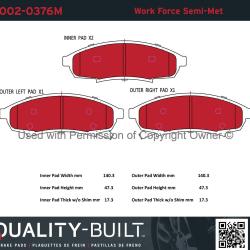 QUALITY-BUILT 10020376M