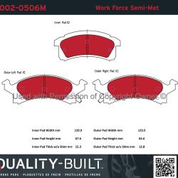 QUALITY-BUILT 10020506M