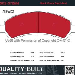 QUALITY-BUILT 10020726M