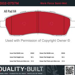 QUALITY-BUILT 10020757M