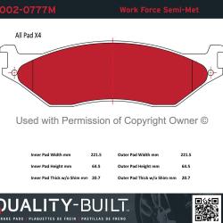 QUALITY-BUILT 10020777M
