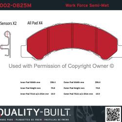 QUALITY-BUILT 10020825M