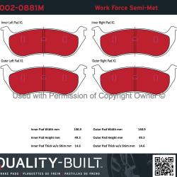 QUALITY-BUILT 10020881M