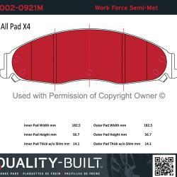 QUALITY-BUILT 10020921M