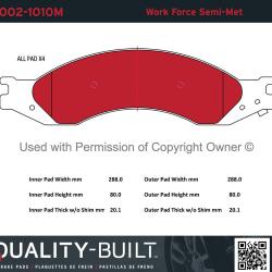 QUALITY-BUILT 10021010M