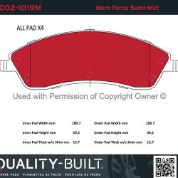 QUALITY-BUILT 10021019M