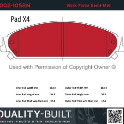QUALITY-BUILT 10021058M