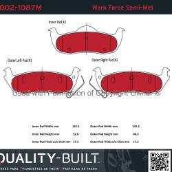 QUALITY-BUILT 10021087M