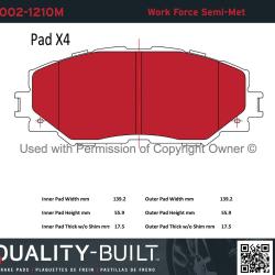 QUALITY-BUILT 10021210M