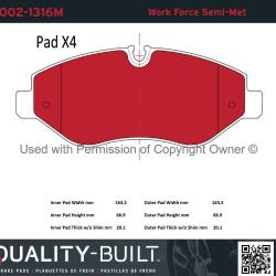 QUALITY-BUILT 10021316M