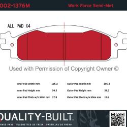 QUALITY-BUILT 10021376M