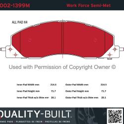 QUALITY-BUILT 10021399M