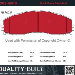 QUALITY-BUILT 10021691M