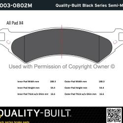 QUALITY-BUILT 10030802M