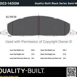 QUALITY-BUILT 10031400M