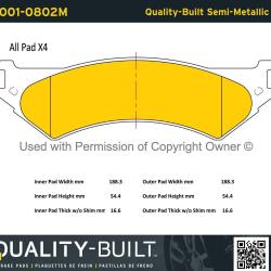 QUALITY-BUILT 10010802M