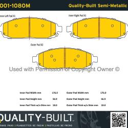 QUALITY-BUILT 10011080M