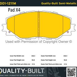 QUALITY-BUILT 10011211M