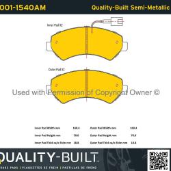 QUALITY-BUILT 10011540AM