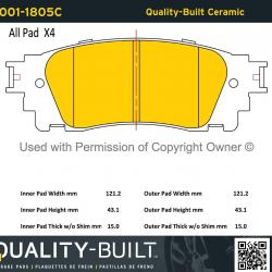 QUALITY-BUILT 10011805C