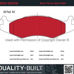 QUALITY-BUILT 10020651M